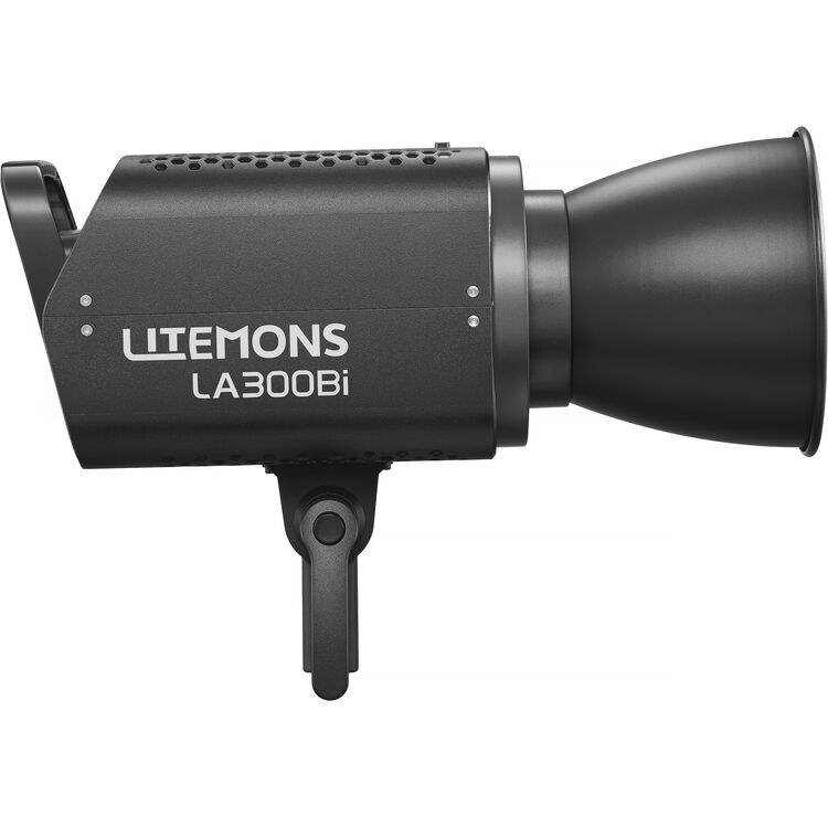 Godox Litemons LA300Bi Bi-Color LED Monolight (3-Light Kit with Stands, Black)