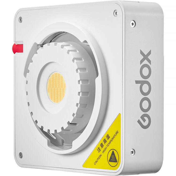 Godox ML100Bi Bi-Color Portable LED Light (36° Lens & Power Bank Holder Kit 1)