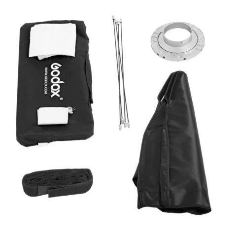GODOX SB-FW35160 Rectangular Softbox with Grid Strip 35x160cm, Honeycomb & Bowens Mount