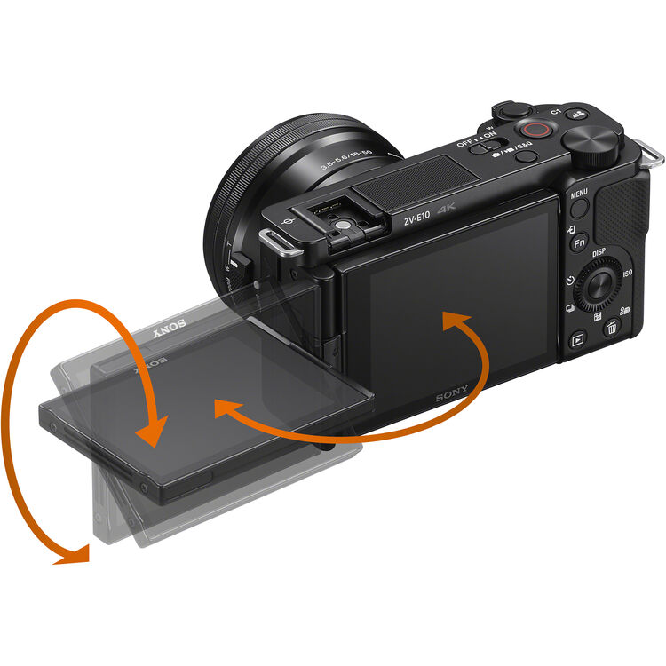 Sony ZV-E10 Mirrorless Camera (Black)